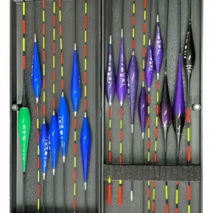 Nuevo Modelo Set 16 Boyas Flotadores Kit Pesca Luminoso Alta Visibilidad