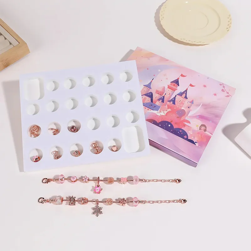 Calendario Adviento 24 Joyitas Para Armar Pulseras Envío Exprés