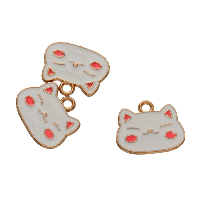 Dije Gato 13x15mm 3pz Liquidación