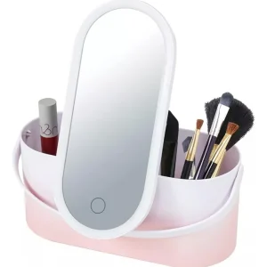 Original Caja Organizadora Estuche De Maquillaje Con Espejo