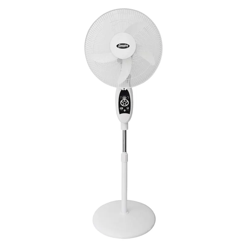 Premium Abanico De Pedestal 16" Recargable Con Control Remoto