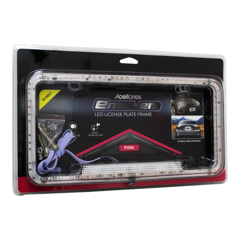 Porta Placa Luminoso LED Más Vendido
