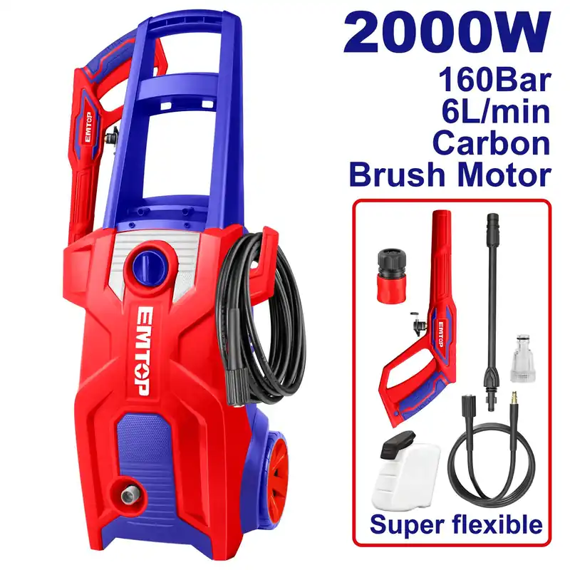 Hidrolavadora Eléctrica De Alta Presión 2000W 160 Bar Última Versión