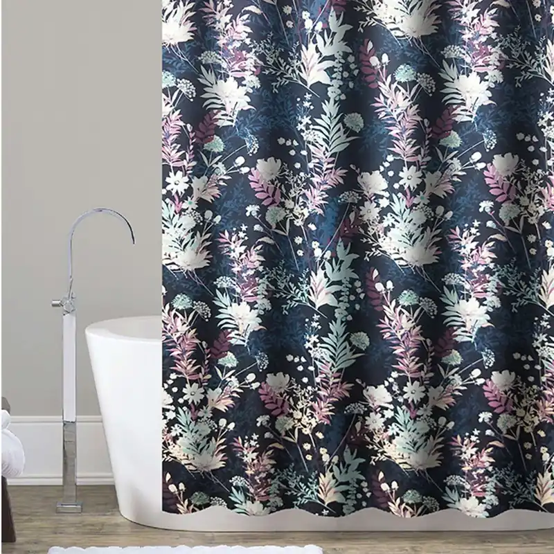 Cortina De Baño Tela Estampada 180 Centímetros Diseño #26 Garantía De Devolución De Dinero