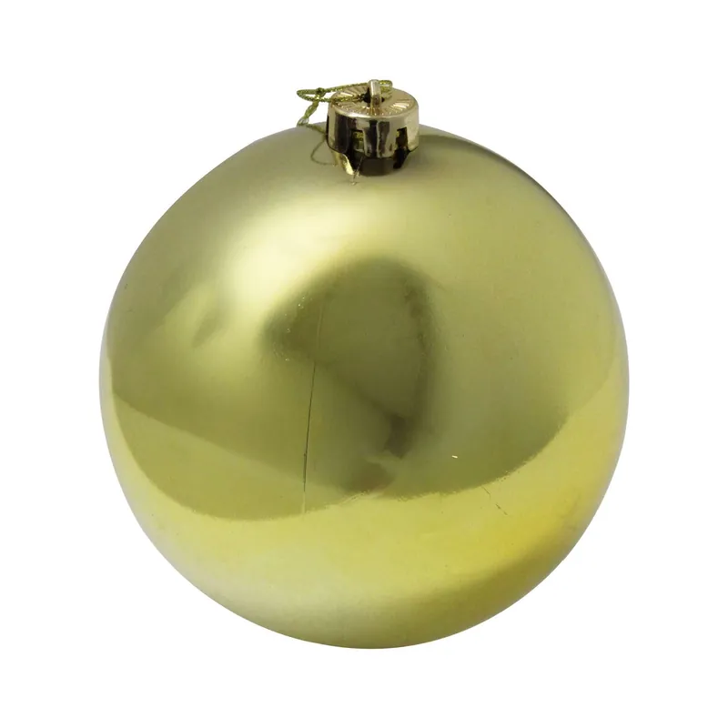 Solo Hoy Bolas Navideñas Color Oro 15 Cm