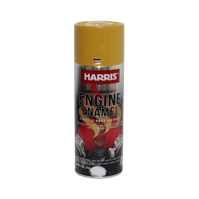 Pintura En Aerosol Para Motores Color Amarillo Brillante De 11 Oz Altas Temperaturas Premium